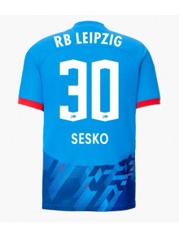 Moški Nogometna dresi replika RB Leipzig Benjamin Sesko #30 Tretji 2023-24 Kratek rokav